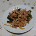 500k's cooksnap of when they made にんにくの葉と豚肉のオイスター炒め.