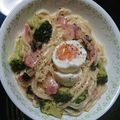 あっけちゃん15's cooksnap of when they made 簡単本格！ 濃厚味噌カルボナーラうどん.