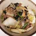 タチオʕ•ᴥ•ʔ's cooksnap of when they made 白菜のピリ辛炒め.