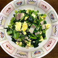 わこちゃん☻'s cooksnap of when they made 小松菜とベーコンとたまごの洋風炒め♪.