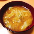 こーやんたん's cooksnap of when they made 炒めキャベツのお味噌汁.