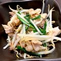 yoyoよーよー's cooksnap of when they made 豚ニラもやしのスタミナ炒め.