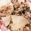 ☆motsu☆'s cooksnap of when they made うまうまっ、簡単☆ひき肉と大根の炒め煮.