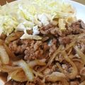 【きょんママ】's cooksnap of when they made 柔らかい豚肉生姜焼き.