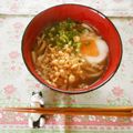 pitachan1's cooksnap of when they made 一人御膳□余った魚の煮汁で✿節約うどん.