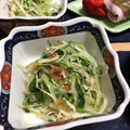 hikaru514's cooksnap of when they made えのきと水菜の梅おかか和え.