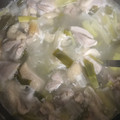 クックQ2VQED☆'s cooksnap of when they made 鶏もも肉と長ネギのスープ♪簡単.
