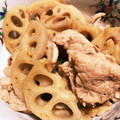 sumomokaka's cooksnap of when they made 簡単！豚コマ蓮根のピリ辛炒め.