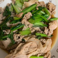 tm0915yk's cooksnap of when they made 豚と小松菜の炒め物♪＊豚小松菜＊.