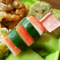 のりてぃｓｘ's cooksnap of when they made ✿お弁当にきゅうりカニカマピック刺し✿.