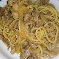 宗一郎の母's cooksnap of when they made 豚の生姜醤油パスタ.