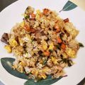 pimpa44's cooksnap of when they made 旦那喜ぶ♪がっつり系！豚肉入りチャーハン.