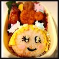 りぇぴょん's cooksnap of when they made プリキュア はぐたん弁当 キャラ弁.
