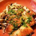 こももボン's cooksnap of when they made 鮭ときのこのソテー☆バタぽんソース.