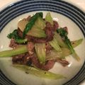 まゆげむし's cooksnap of when they made 牛肉とセロリの塩炒め.