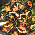 【けいとママ】's cooksnap of when they made ひじきと小松菜の炒め煮.