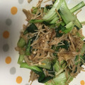 はちみつココア's cooksnap of when they made 【パパッと】ターサイとえのきの炒め物.