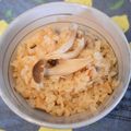 ららこーら's cooksnap of when they made 青大豆と高野豆腐の炊き込みご飯.