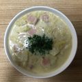 かおり♡♡♡'s cooksnap of when they made 簡単★アレンジ 白菜の白みそ入りミルクスープ.