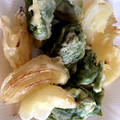 Kいなほ's cooksnap of when they made ふきのとう、アスパラ、新玉ねぎの天ぷら.