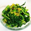 エルミー☆'s cooksnap of when they made 菜の花の辛子和え.