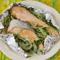 mmameco's cooksnap of when they made 鮭のホイル焼き.