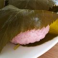 もちこKA's cooksnap of when they made レンジで簡単30分でできる道明寺の桜餅.