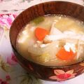 夢夢555's cooksnap of when they made (菊芋入り)具沢山豚汁.