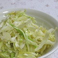 umemodoki's cooksnap of when they made 簡単さっぱり！　新キャベツの柚子胡椒和え.