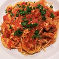 ▶wakakazu's cooksnap of when they made さばとトマトのパスタ.
