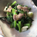 背高のっぽのNao's cooksnap of when they made 砂肝の銀皮炒め.