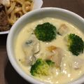 mikipri's cooksnap of when they made 牡蠣とかぼちゃのシチュー.
