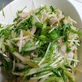 まきお83's cooksnap of when they made 豚しゃぶと水菜のサラダ.