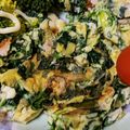 ＊リンちょ＊'s cooksnap of when they made ハム＆ほうれん草のオープンオムレツ.