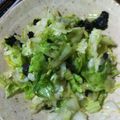 ちゃーん♪'s cooksnap of when they made 5分で！レタスと海苔のサラダ.