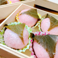 クックV10KJ2☆'s cooksnap of when they made 硬くならない♥簡単もち米で桜餅♥.