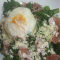 ｅｌｅｓｔａｌ's cooksnap of when they made アスパラとブロッコリーの温卵チーズサラダ.