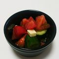 イケメグ's cooksnap of when they made トマトとキュウリとチーズのサラダ♪.