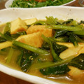 のりてぃｓｘ's cooksnap of when they made 【農家のレシピ】小松菜と厚揚げのカレー煮.