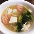 ozameg's cooksnap of when they made エビ豆腐ブロッコリーのヘルシー中華風.