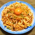 ゆにこーん☆'s cooksnap of when they made 夜食にヘルシーな？焼きうどん(^ー^).