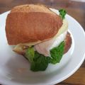 クックLJ2W4Q☆'s cooksnap of when they made りんごとカマンベールの鶏ハムサンド.