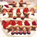 toyanman's cooksnap of when they made ひなまつり★ショートケーキ.