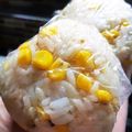 kakeaimama's cooksnap of when they made おにぎり☆コーンマヨ・おかか醤油味☆.