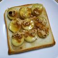 ＊なぁ＊'s cooksnap of when they made きな粉バナナトーストのはちみつがけ♡.