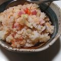 クック5F9KC8☆'s cooksnap of when they made トマト嫌い克服♪美味しいトマトピラフ.