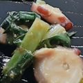 かんあず's cooksnap of when they made わけぎとイカのぬた和え♪.