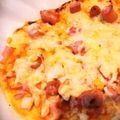 マム's cooksnap of when they made ピザ☆ある材料で簡単にソース&トッピング.