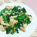 まぶたん's cooksnap of when they made 簡単★菜の花と鶏肉の炒め物.