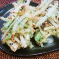 黒猫リヤン's cooksnap of when they made 捨てないで！す入り大根で☆かき揚げ☆.